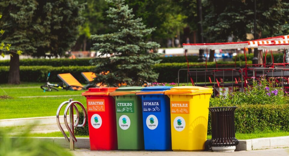 Photo by Vlad Vasnetsov: https://www.pexels.com/photo/assorted-color-plastic-trash-bins-2682683/