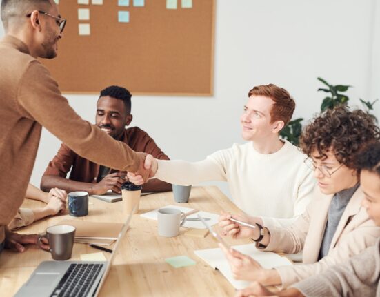 Photo by fauxels: https://www.pexels.com/photo/photo-of-people-doing-handshakes-3184429/